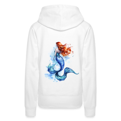 Meerjungfrau als Aquarelle - Frauen Premium Hoodie - by Artful Alchemist