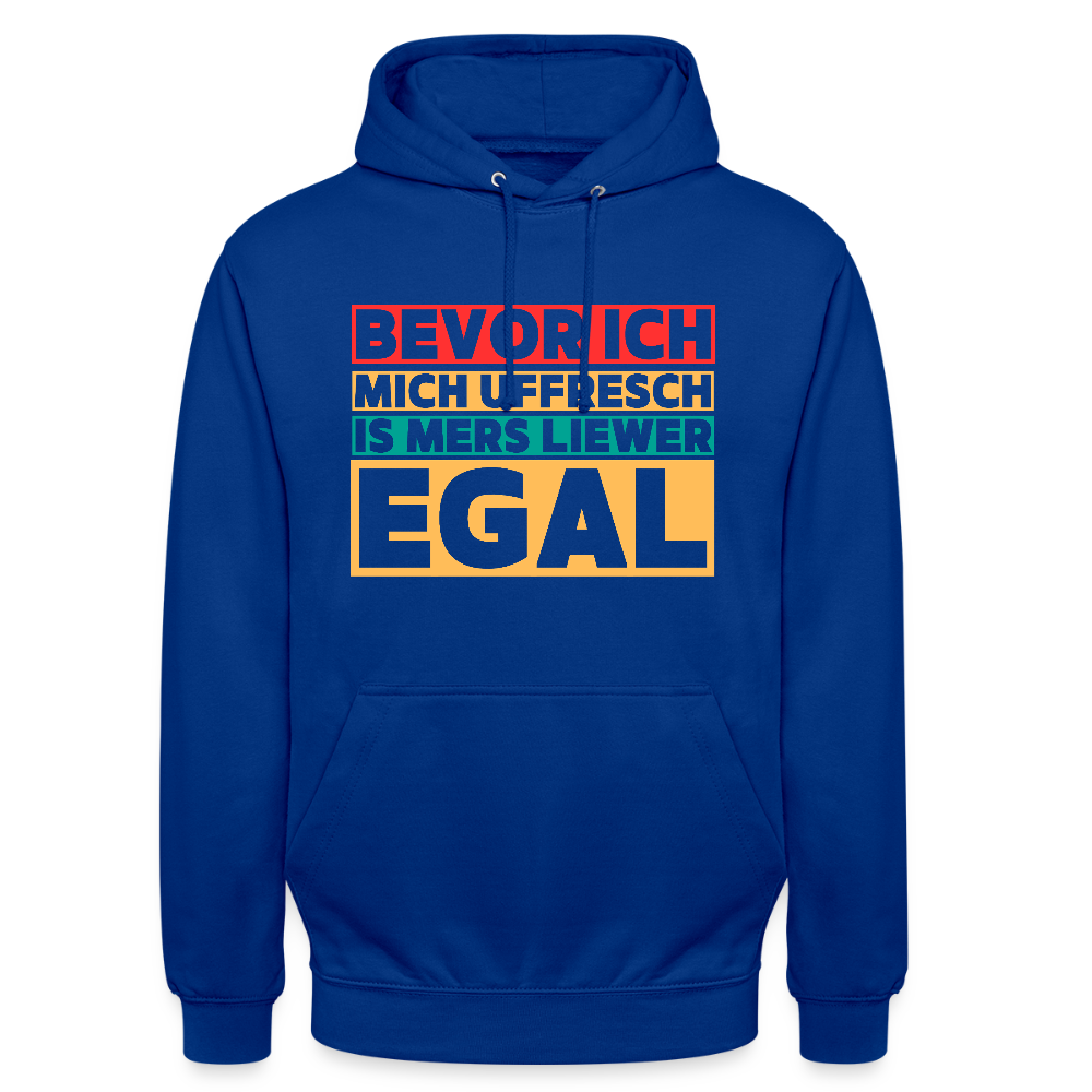 „Gude“ – Retro Look aus Hessen - Unisex Hoodie - Royalblau
