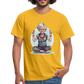 Coole Yoga Oma - Meditation im besten Alter  - Männer T-Shirt - Gelb