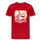 Cooler Retro Hai - Männer Premium T-Shirts - Rot