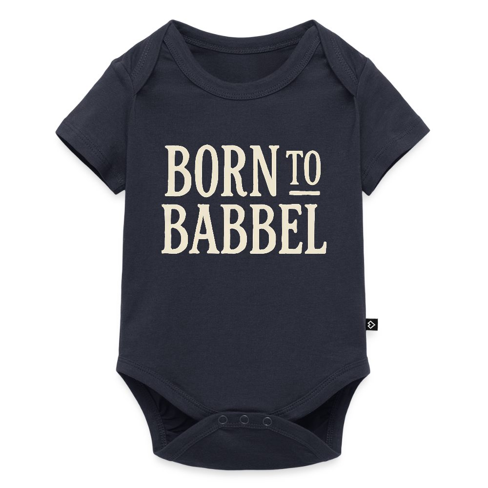 Born to Babbel – Hessisches Statement - Baby Bio-Kurzarm-Body - by Artful Alchemist