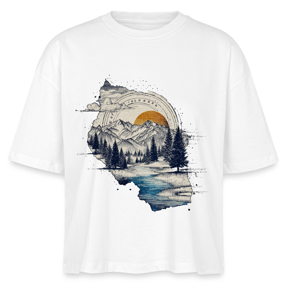 Colorado Peak - Stanley/Stella Frauen Boxy Bio-T-Shirt Nova - by Artful Alchemist