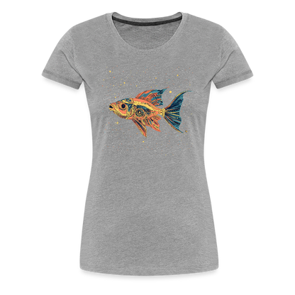 Bunter Meeres Fisch - Frauen Premium T-Shirt - by Artful Alchemist