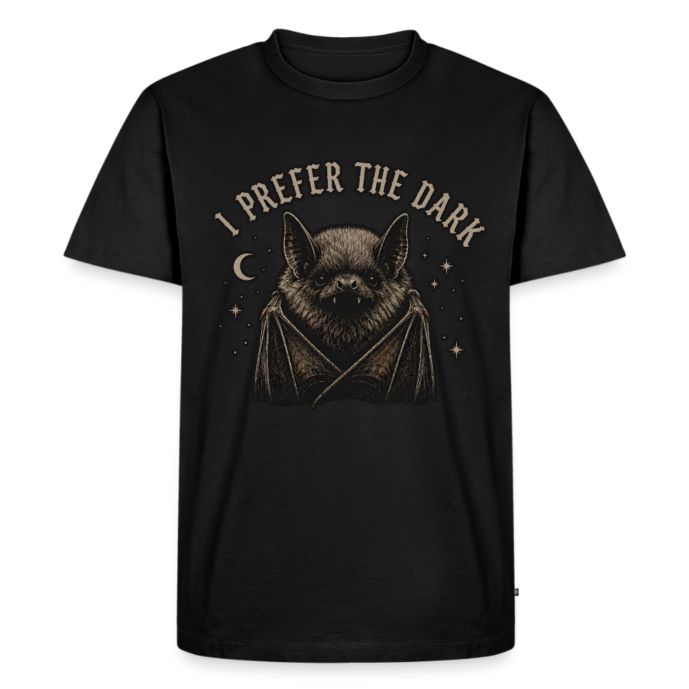 I Prefer The Dark - Männer Premium T-Shirt - Schwarz