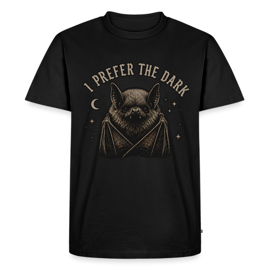 I Prefer The Dark - Männer Premium T-Shirt - Schwarz