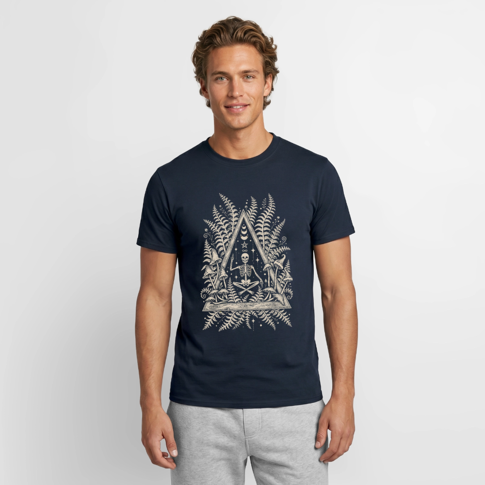 Mystic Fern – Männer T-Shirt - Navy
