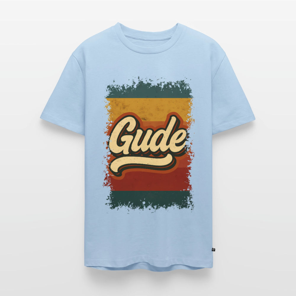 GUDE Shirt - Männer Premium T-Shirt - Hellblau