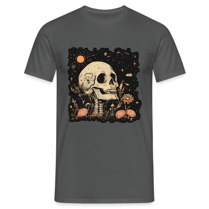 Boho Hippie Skelett im 60er, 70er Jahre Look - Männer T-Shirt - by Artful Alchemist