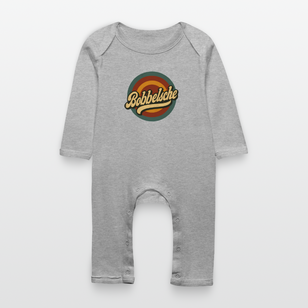 Bobbelsche - Baby Bio Strampler - Grau meliert