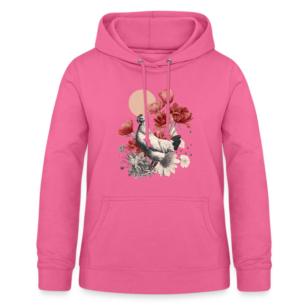 Vintage Boho Blossom Chicken - Frauen Hoodie - Pink