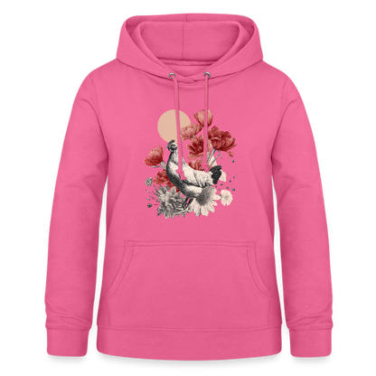 Vintage Boho Blossom Chicken - Frauen Hoodie - Pink