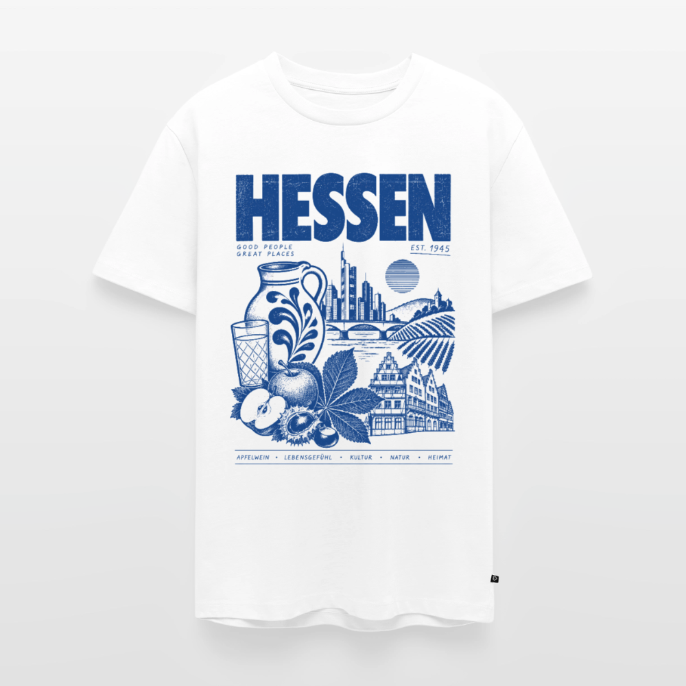 Hessen – Männer Premium T-Shirt - Weiß