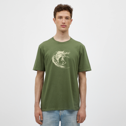 Cooles Surfer Skelett - Männer T-Shirt - by Artful Alchemist