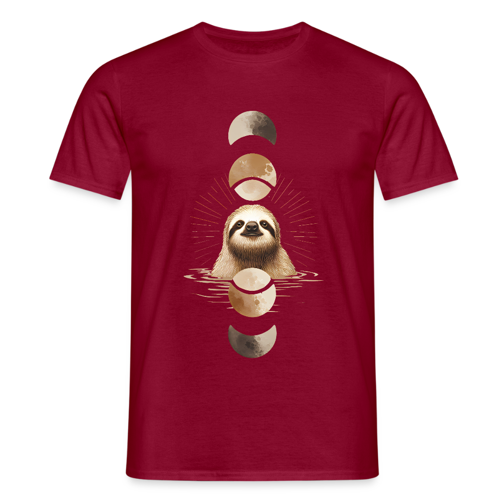 Lunar Sloth – Spirituelles Faultier - Männer T-Shirt - by Artful Alchemist