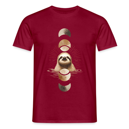 Lunar Sloth – Spirituelles Faultier - Männer T-Shirt - by Artful Alchemist