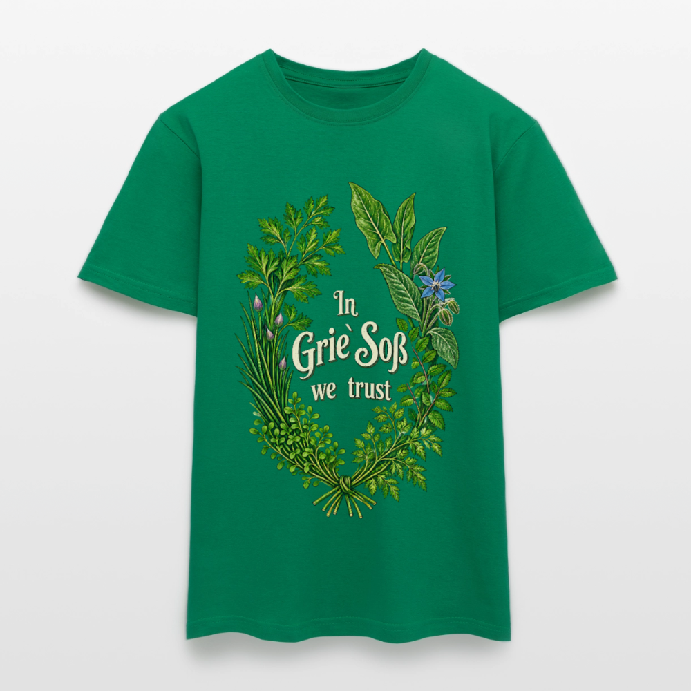 In Grie` Soß we trust - Männer T-Shirt - Kelly Green