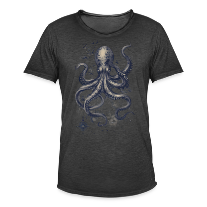 Steampunk Oktopus - Männer Vintage T-Shirt - by Artful Alchemist