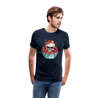 Gruseliges Horror Kirschtörtchen - Happy Halloween - Männer Premium T-Shirt - by Artful Alchemist