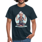 Coole Yoga Oma - Meditation im besten Alter  - Männer T-Shirt - Navy