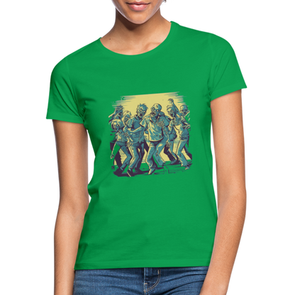 Tanzende Zombies - Gruseliges Zombie Motiv - Frauen T-Shirt - by Artful Alchemist