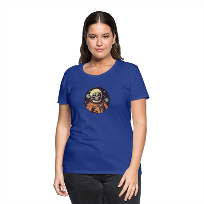 Gruseliges Skelett als Astronaut - Frauen Premium T-Shirt - by Artful Alchemist
