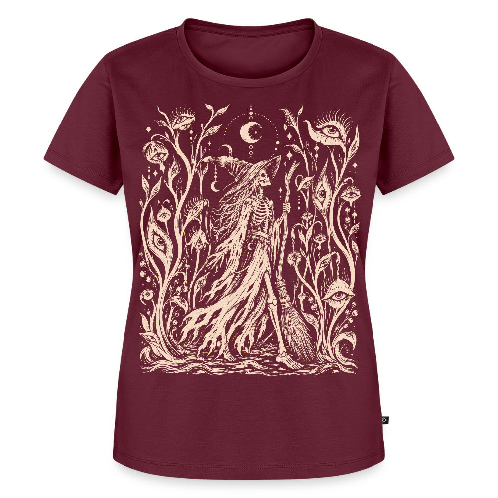 Moonlight Witch – Frauen Premium T-Shirt - Burgunderrot