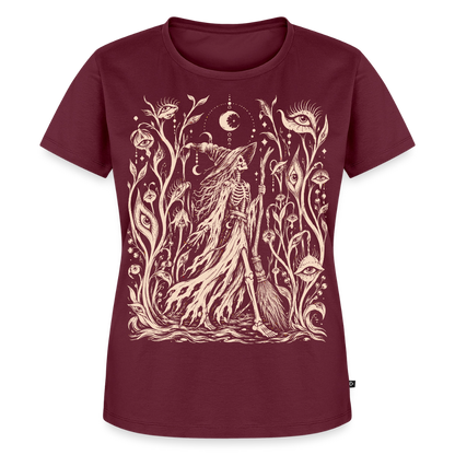 Moonlight Witch – Frauen Premium T-Shirt - Burgunderrot