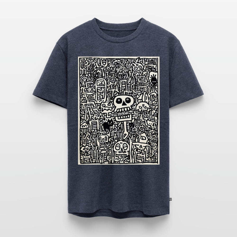 Weird Creatures – Männer Premium T-Shirt - Jeansblau 
