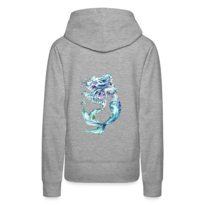 Meerjungfrau als Aquarelle - Frauen Premium Hoodie - by Artful Alchemist