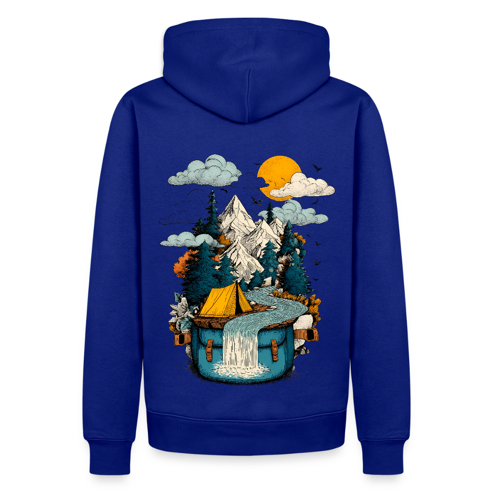 World in a Pack – Adventure Surrealism - Männer Premium Hoodie - by Artful Alchemist