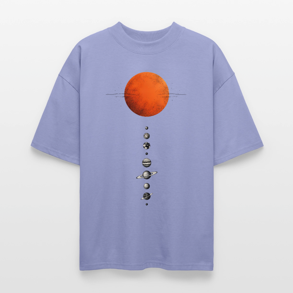 Sonnensystem - Oversized Unisex Bio T-Shirt Blaster 2.0 - by Artful Alchemist