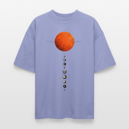 Sonnensystem - Oversized Unisex Bio T-Shirt Blaster 2.0 - by Artful Alchemist