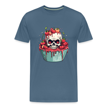 Gruseliges Horror Kirschtörtchen - Happy Halloween - Männer Premium T-Shirt - by Artful Alchemist