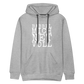 Babbel mich net voll - Herren Premium Hoodie - Grau meliert