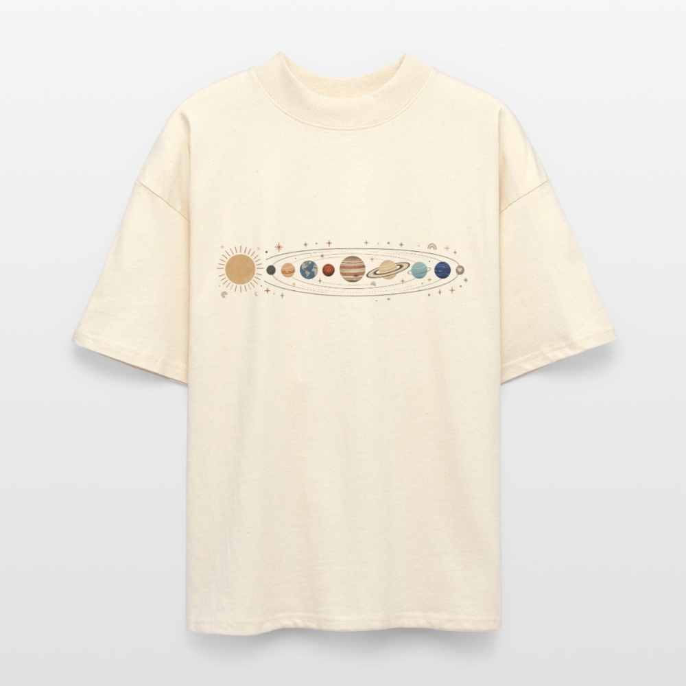 Cosmic Alignment – Oversized Unisex Bio T-Shirt Blaster 2.0 - Natur