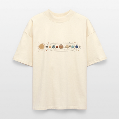 Cosmic Alignment – Oversized Unisex Bio T-Shirt Blaster 2.0 - Natur