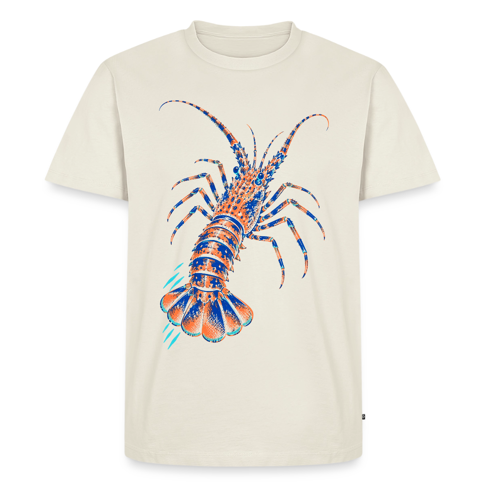Lobster Ink – Männer Premium T-Shirt - Naturweiß