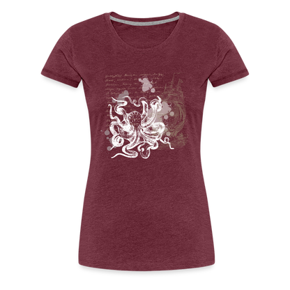 Vintage Steampunk Oktopus Motiv - Frauen Premium T-Shirts - by Artful Alchemist