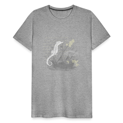 Vintage Steampunk Seepferdchen Motiv - Männer Premium T-Shirts - by Artful Alchemist