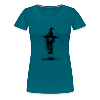 Kleine Hexe - Frauen Premium T-Shirt - by Artful Alchemist