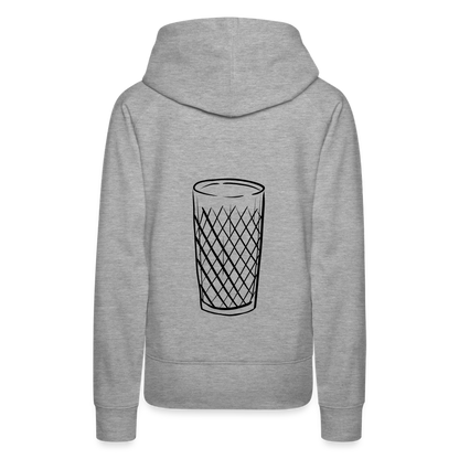 Frankfurter Geripptes - Äpplerglas - Hessisch Mundart - Frauen Premium Hoodie - by Artful Alchemist