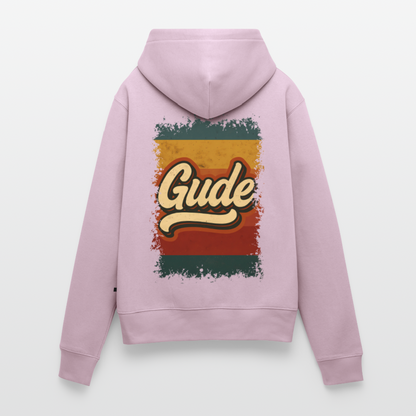 „Gude“ – Retro Look aus Hessen - Frauen Premium Bio Hoodie - Altrosa