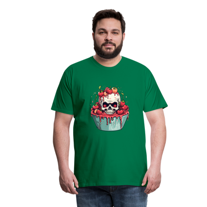 Gruseliges Horror Kirschtörtchen - Happy Halloween - Männer Premium T-Shirt - by Artful Alchemist