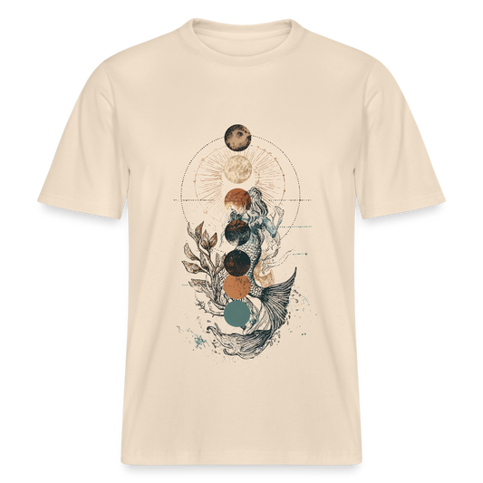 Mystic Mermaid – Mondphasen - Stanley/Stella Relaxed Fit Unisex Bio-T-Shirt Sparker - Weißgrau
