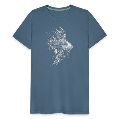 Rotfeuerfisch - Monochrom - Männer Premium T-Shirt - by Artful Alchemist