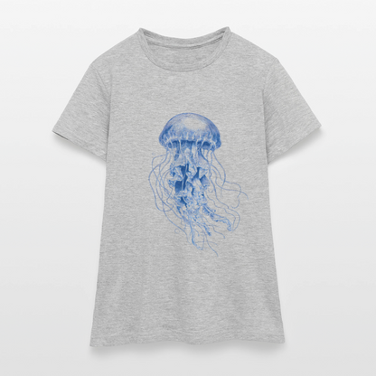 Indigo Qualle - Frauen T-Shirt - by Artful Alchemist
