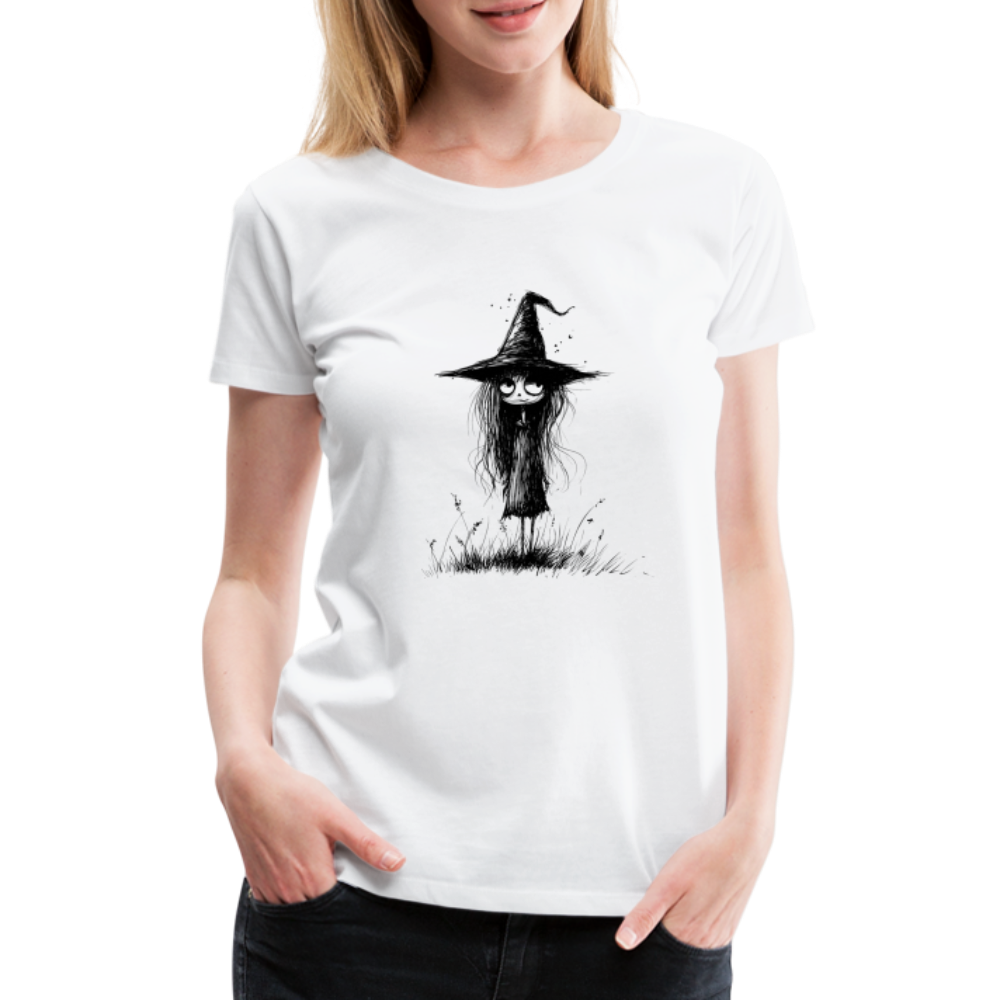 Kleine Hexe - Frauen Premium T-Shirt - Weiß