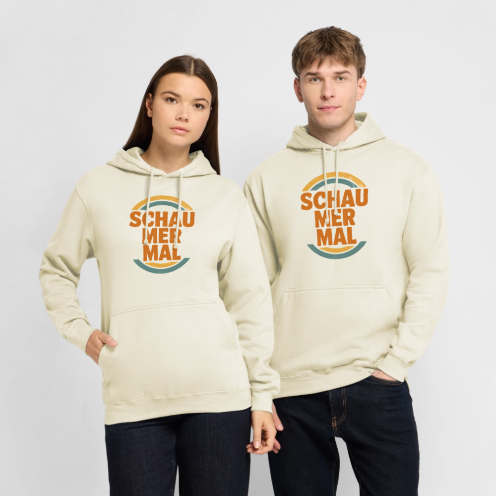 „Schau Mer Mal“ – Retro Look aus Hessen - Unisex Hoodie - Vanille-Milchshake