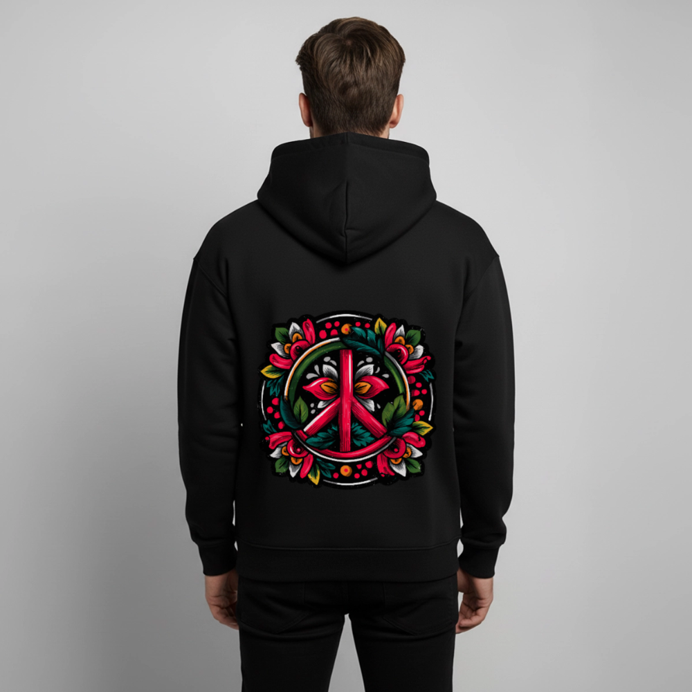 Colorful Harmony – Peace Sticker Art - Oversized Unisex Hoodie von Stanley/Stella - by Artful Alchemist
