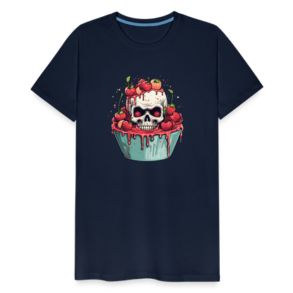 Gruseliges Horror Kirschtörtchen - Happy Halloween - Männer Premium T-Shirt - by Artful Alchemist
